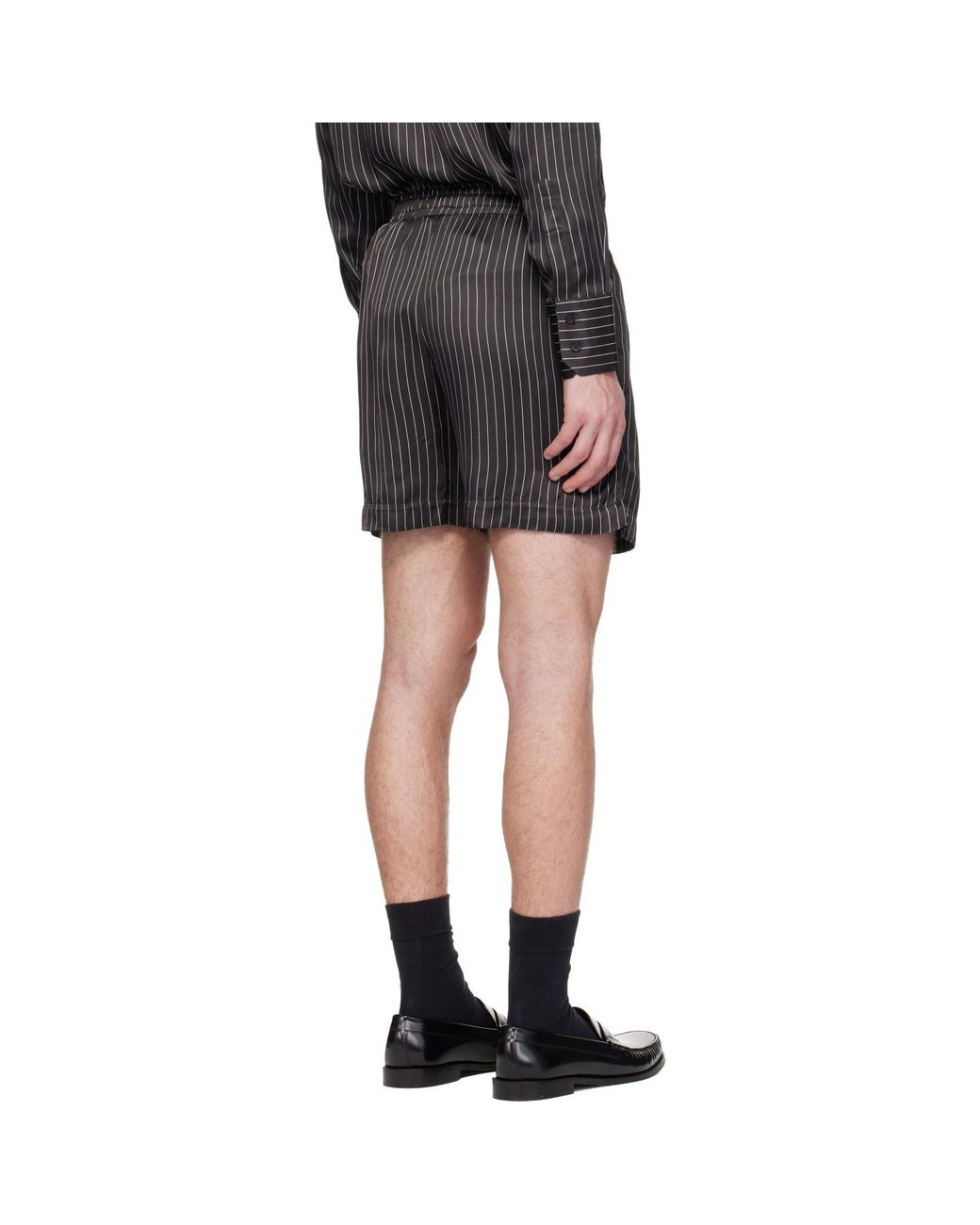 Ernest W. Baker Black Sport Shorts for men
