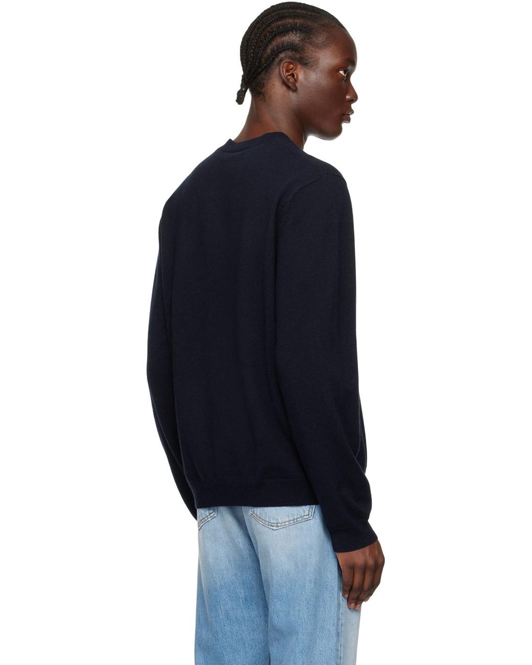 A.P.C. Laurent Sweater in Black for Men Lyst