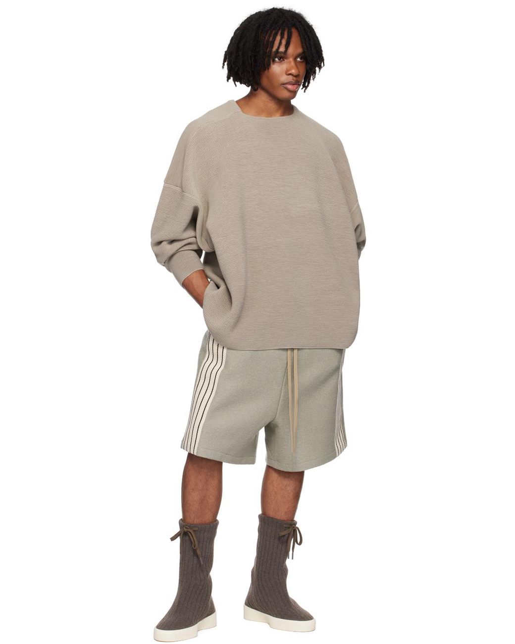 Fear Of God Moc Knit High Sneakers in Brown for Men | Lyst Fear Of God Moc Knit High Sneakers in Brown for Men | Lyst
