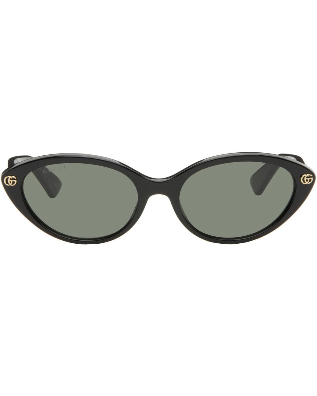 Gucci Black Light Acetate Sunglasses