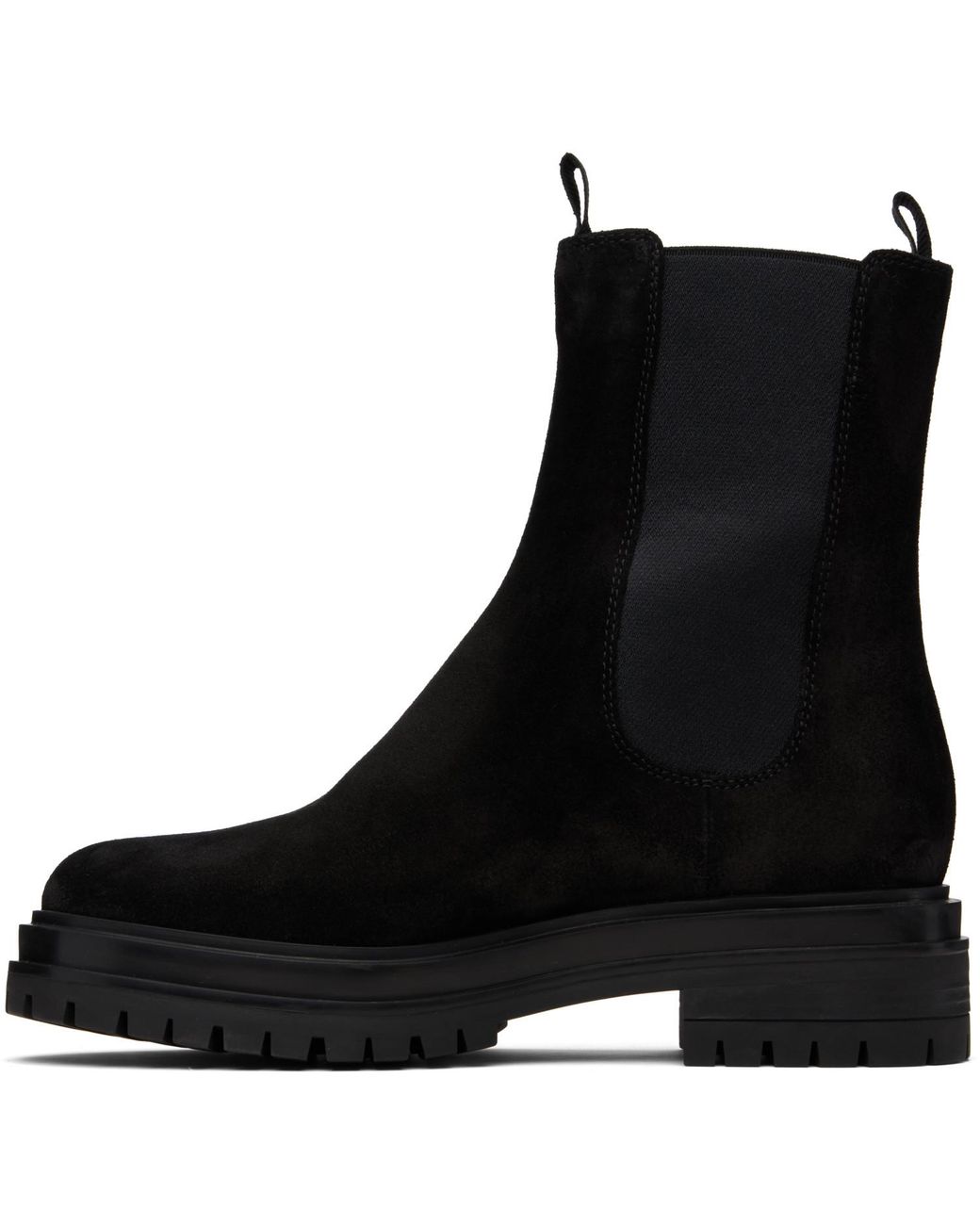 Gianvito Rossi Black Chester Chelsea Boots