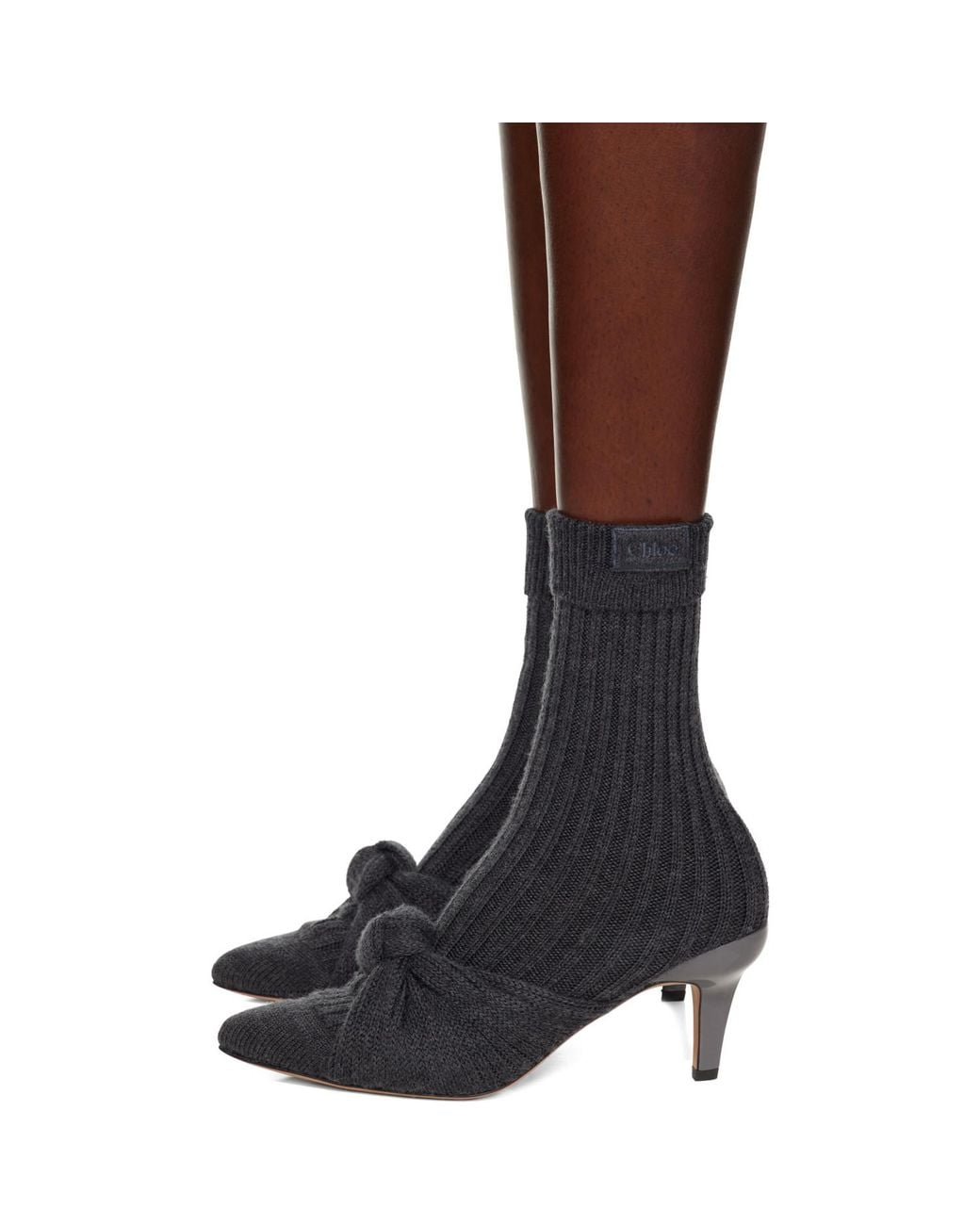 Chloé Brown Suzie Heeled Ankle Boots