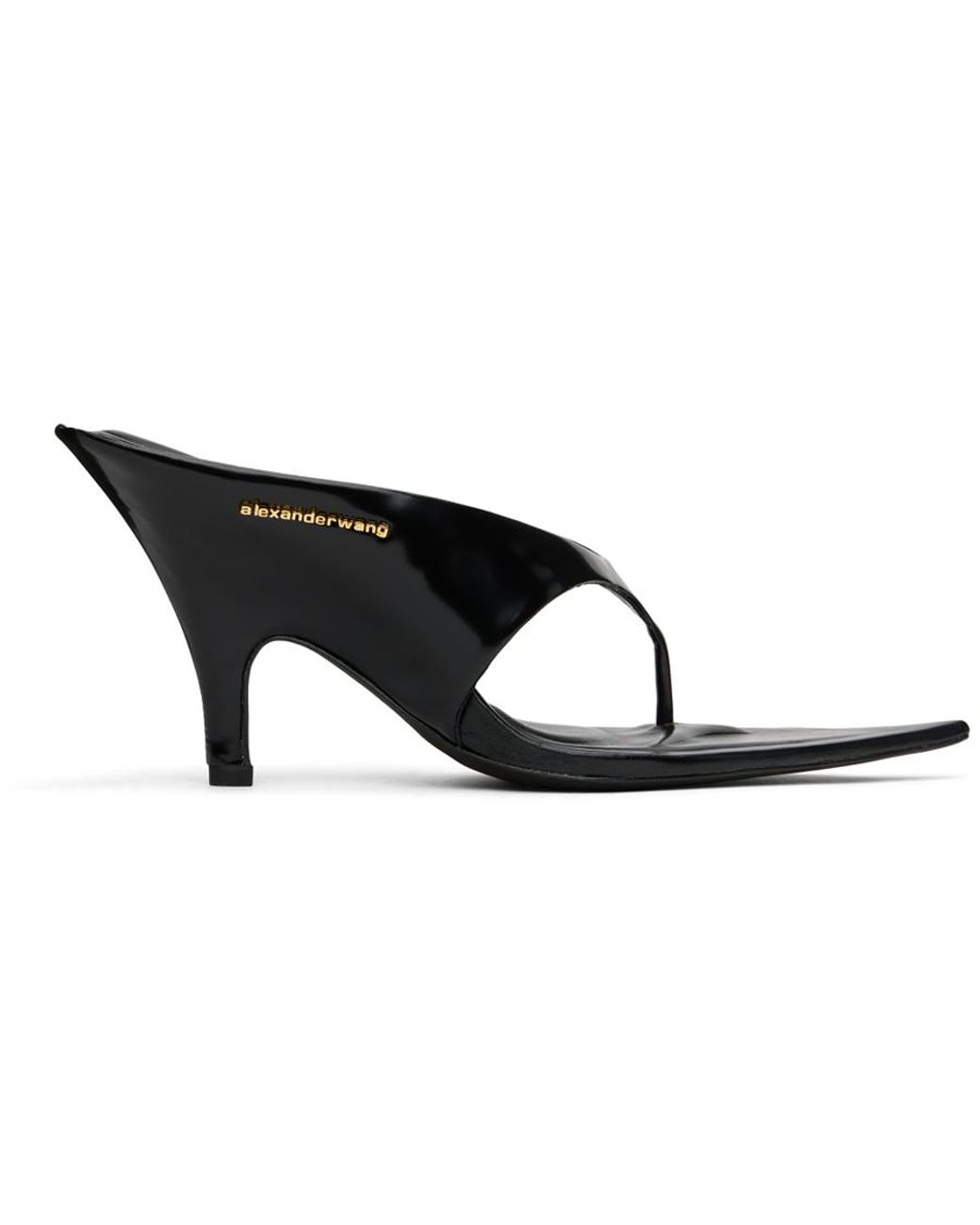 sora　alexanderwang ミュール Alexander Wang Motel slipper thong sandals for Women - Black