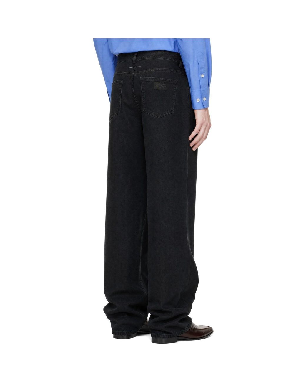 MM6 by Maison Margiela Black 5 Pocket Jeans for men