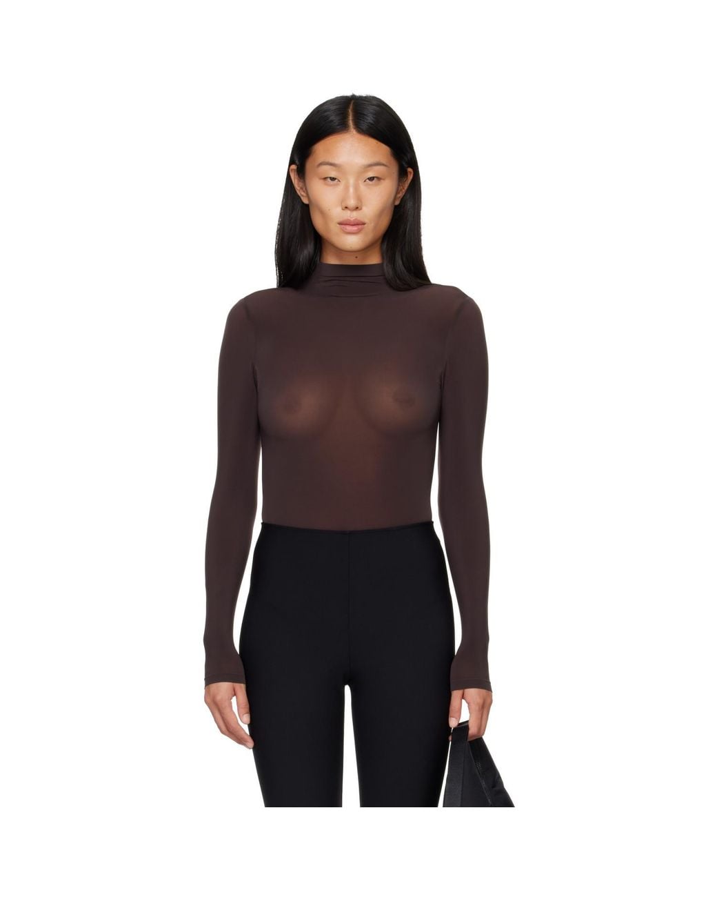 Wolford Purple Buenos Aires String Bodysuit