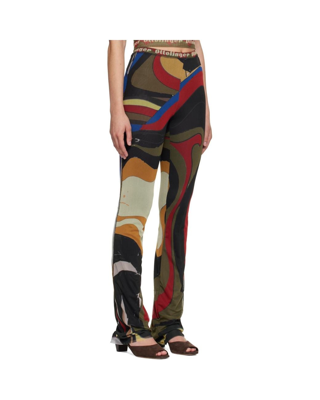 OTTOLINGER Blue Mesh Lounge Pants