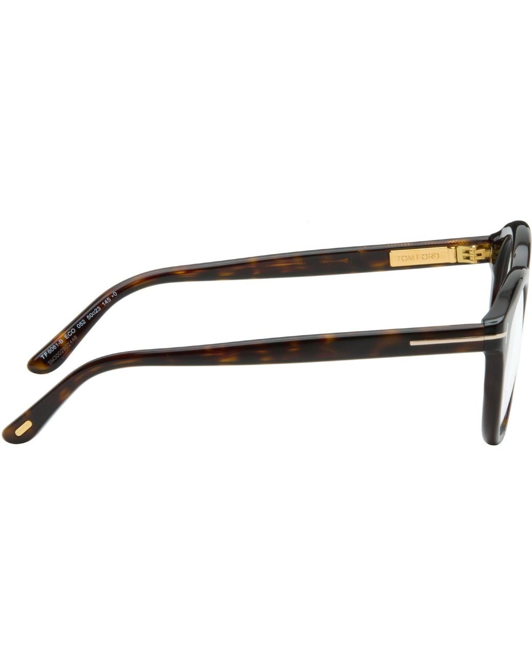 Tom Ford Brown Block Glasses for men