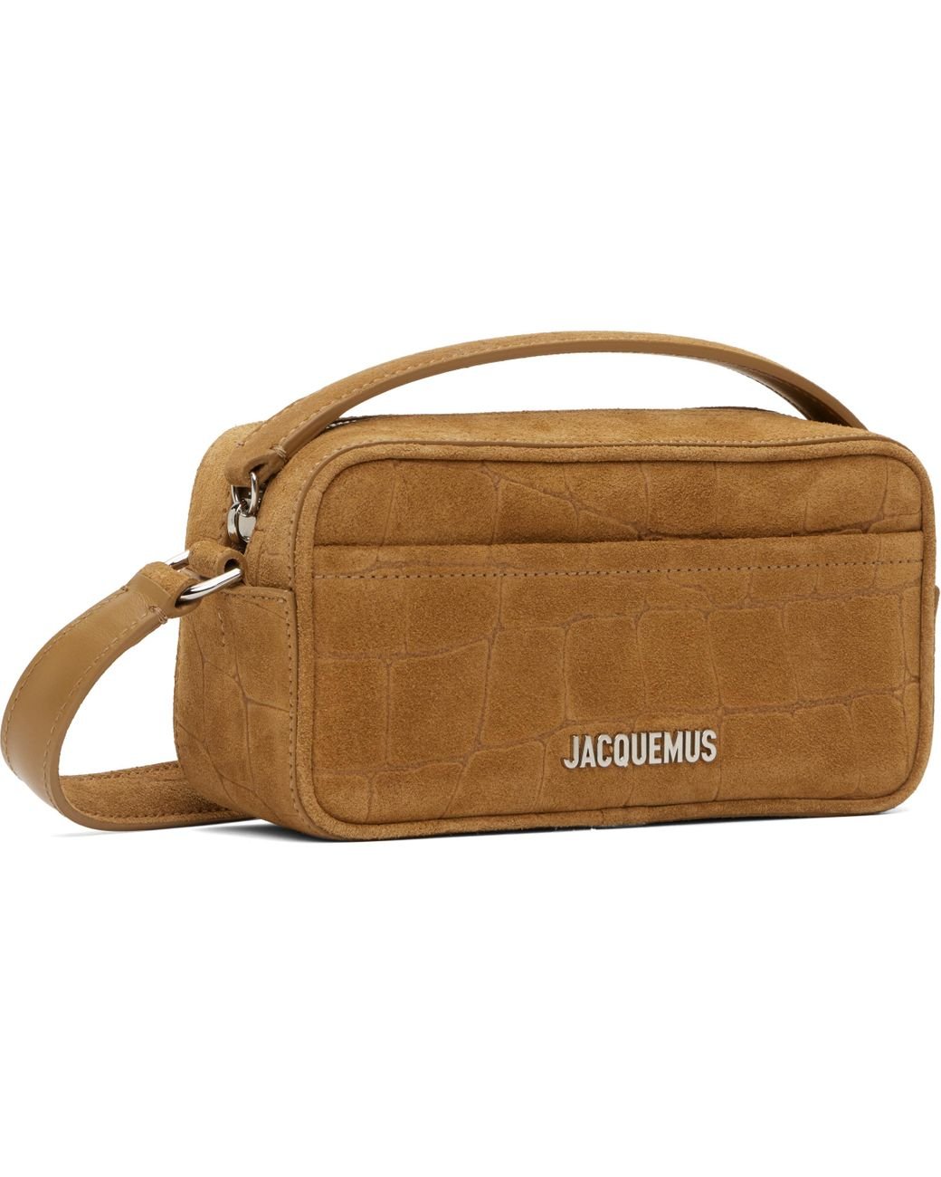 関税送料込【JACQUEMUS】タン La Croisiere 'The Baneto'バッグ Jacquemus Tan La Croisière 'The Baneto' Bag in Black for Men