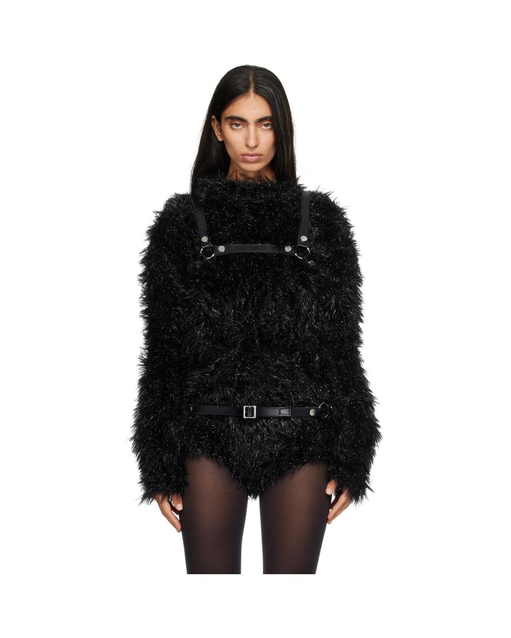 Junya Watanabe Black Leather Harness