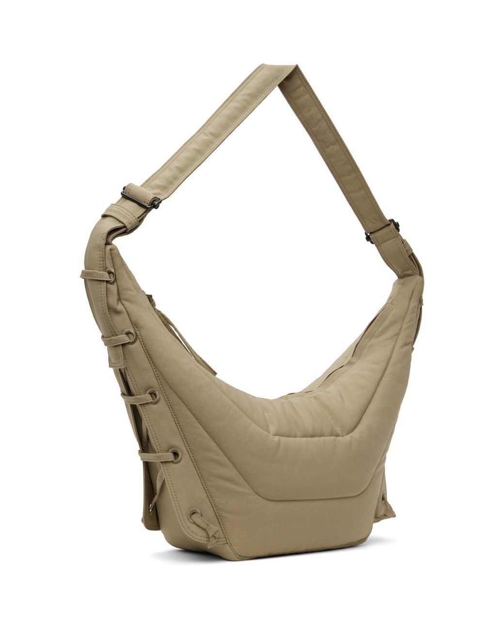 Lemaire Metallic Medium Soft Game Bag for men