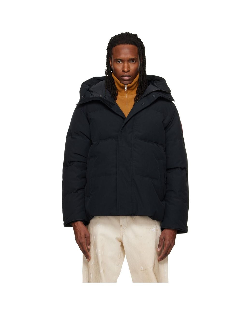 Canada Goose Black Seymour Down Coat for men