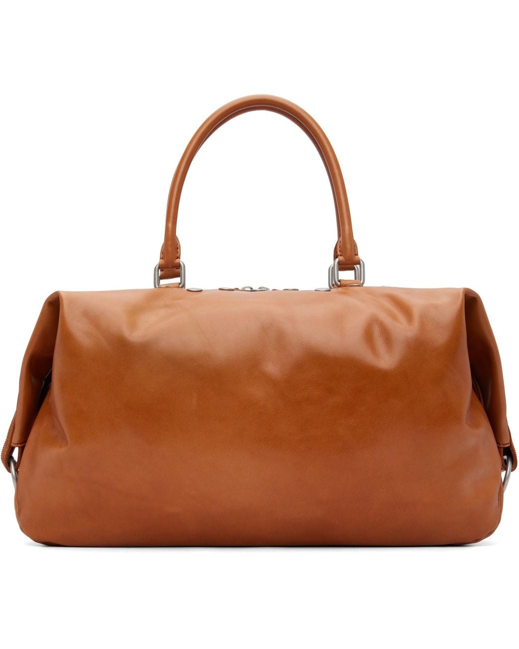 MARGE SHERWOOD Brown Dumpling Stud Bag