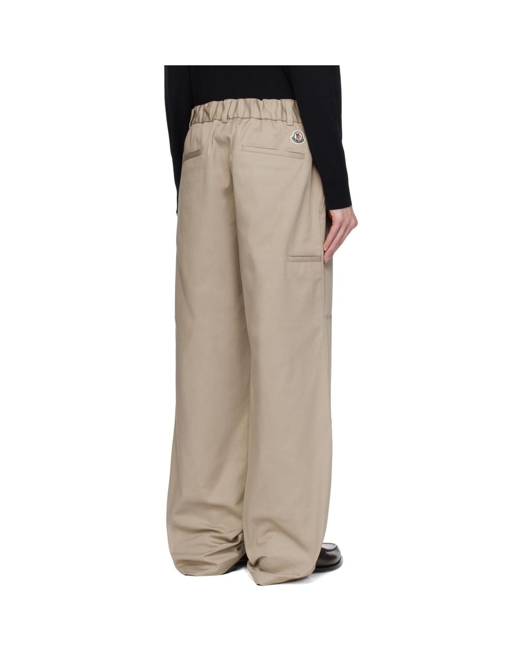 Moncler Multicolor Cotton Gabardine Trousers for men