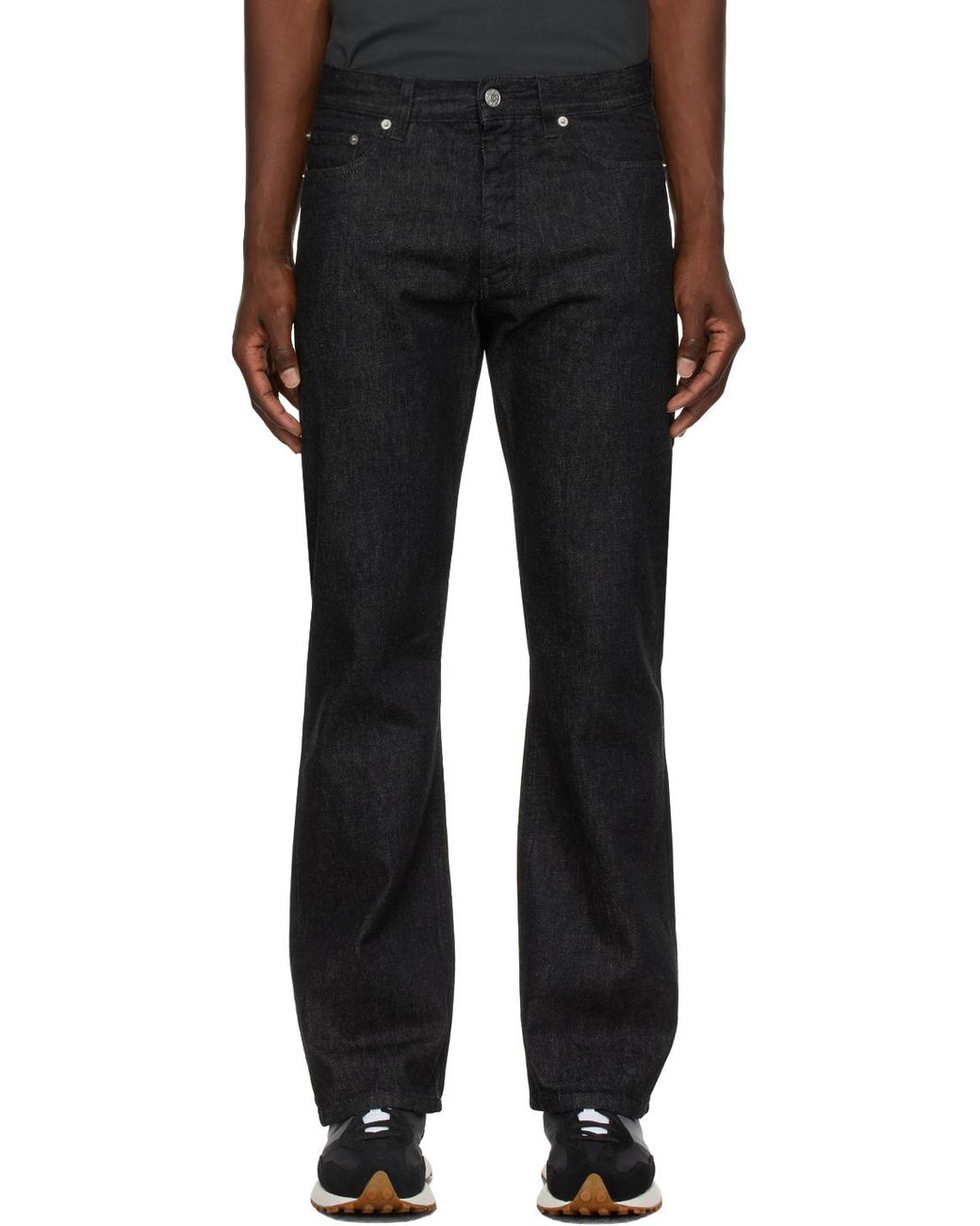 sunflower Organic Cotton Flare Jeans in Black for Men | Lyst