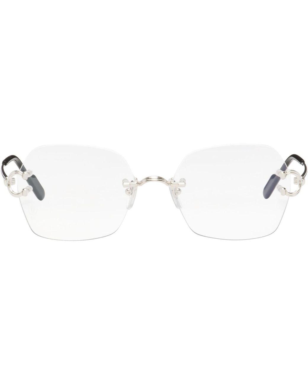 Cartier Metallic 'Signature C De Glasses