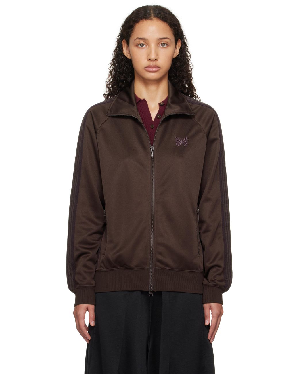 NEEDLES Track Jacket 24AW DK.BROWN Lサイズ NEEDLES Track Jacket 24AW DK.BROWN Lサイズ NEEDLES Track