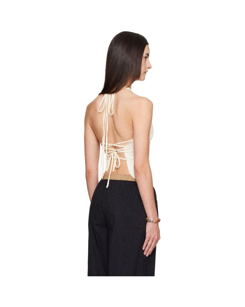 Baserange White Off- Mar Top