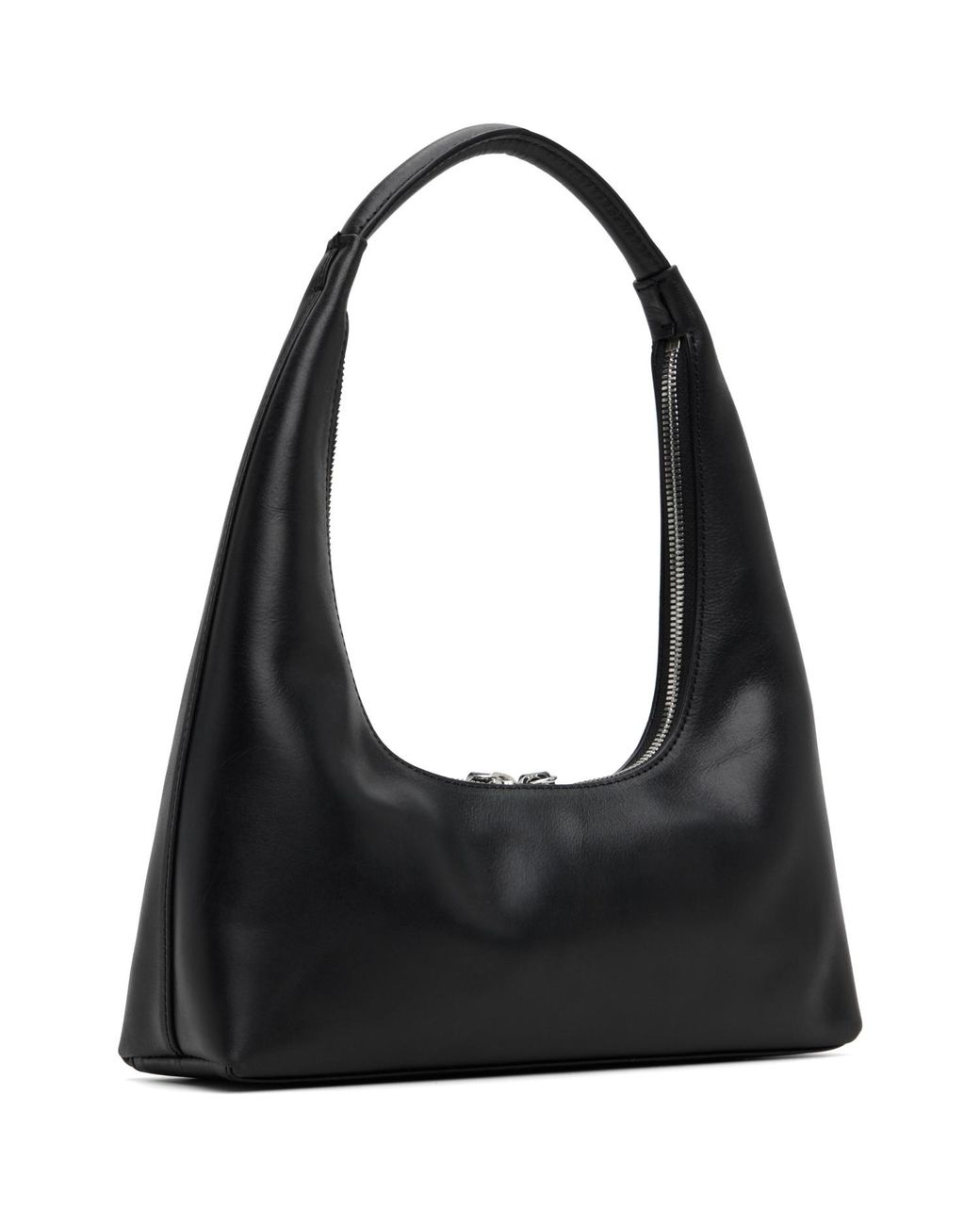 MARGE SHERWOOD Black Leather Shoulder Bag