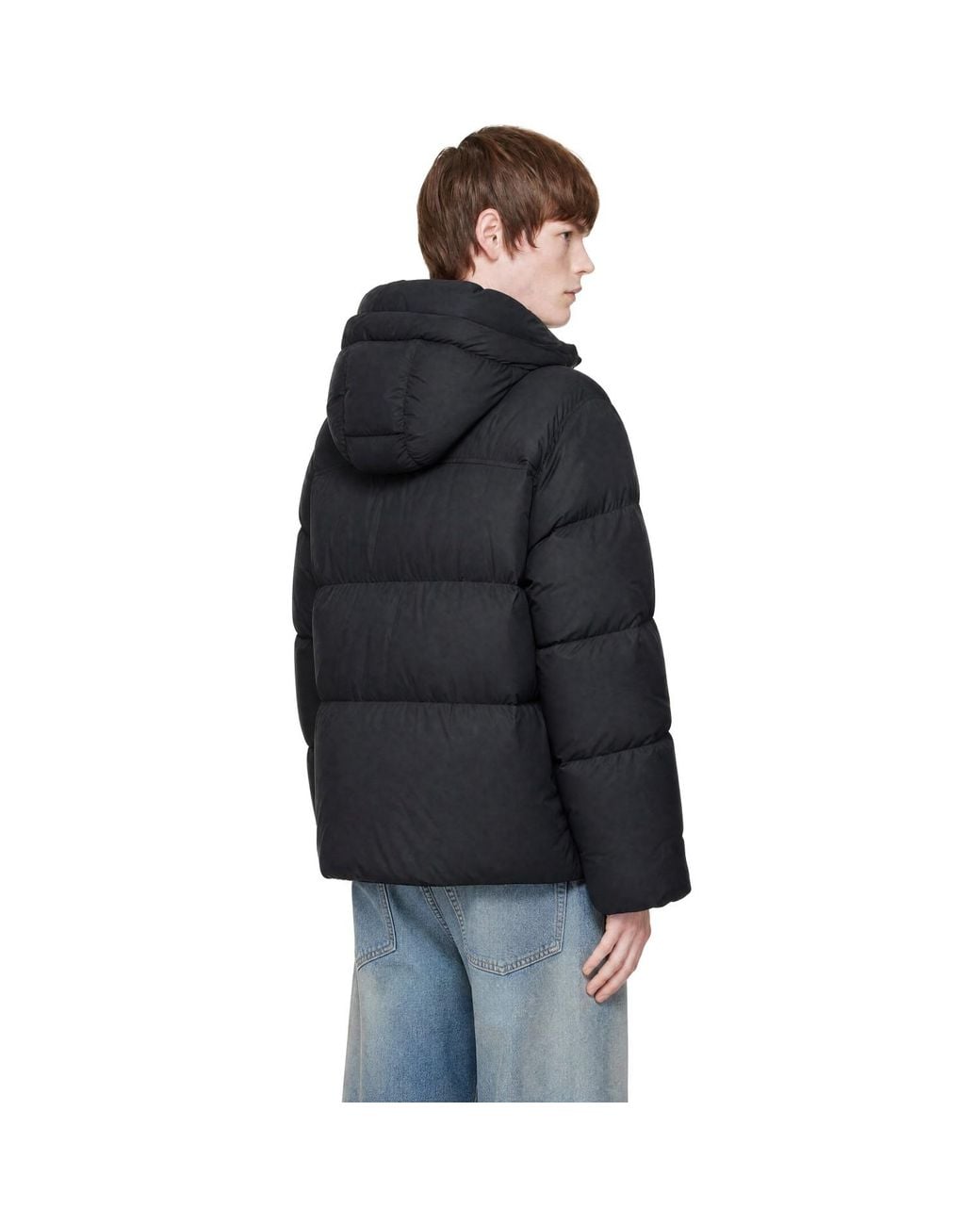 Off-White c/o Virgil Abloh Black Off- Patch Arrow Down Jacket for men