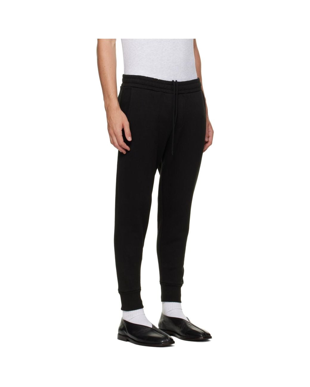 Entire studios Black Slim Sweatpants for men