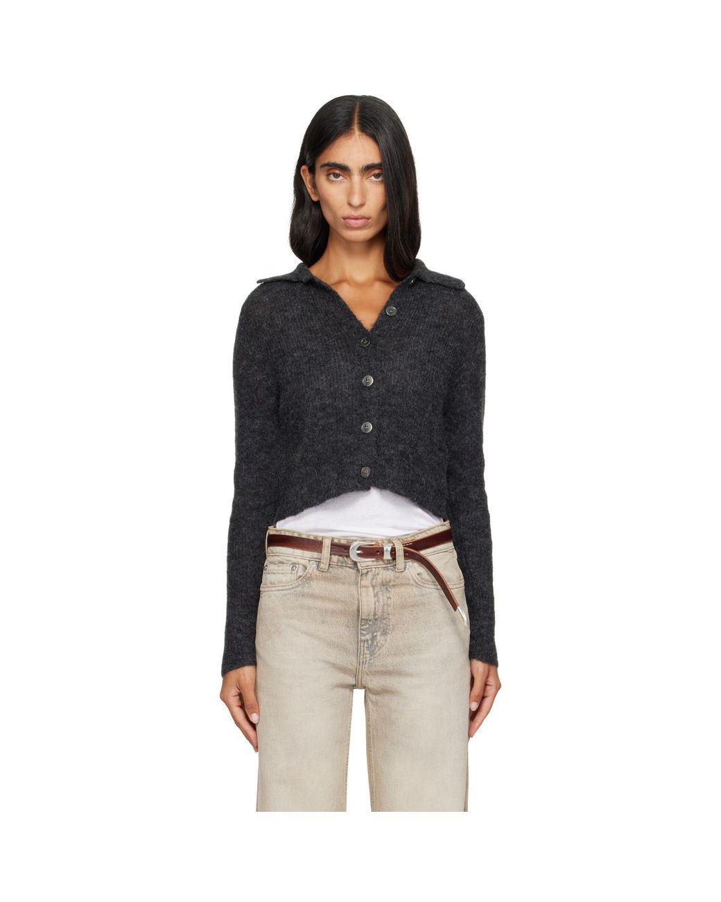 Our Legacy Black Mazzy Polo Cardigan