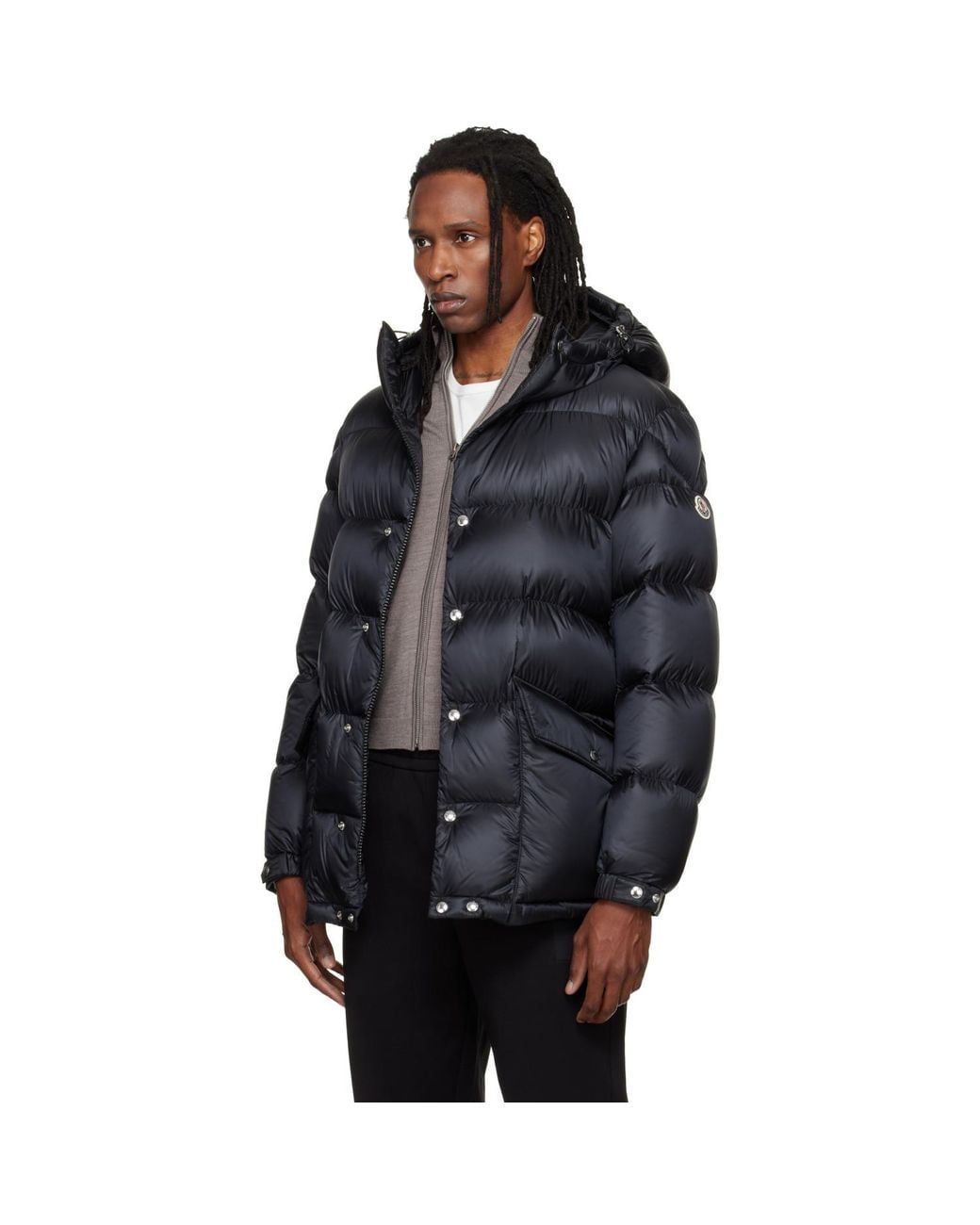 Moncler Black Orelith Short Down Jacket for men