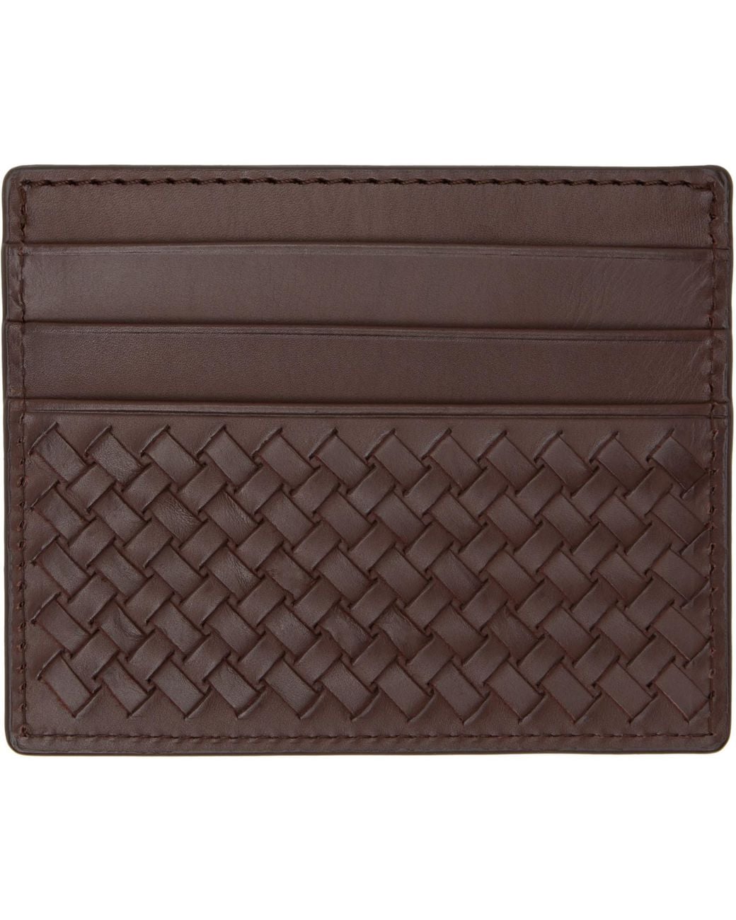 Dragon Diffusion Brown Interlaced Card Holder