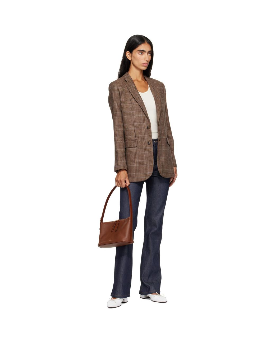 A.P.C. Brown Vera Shoulder Bag