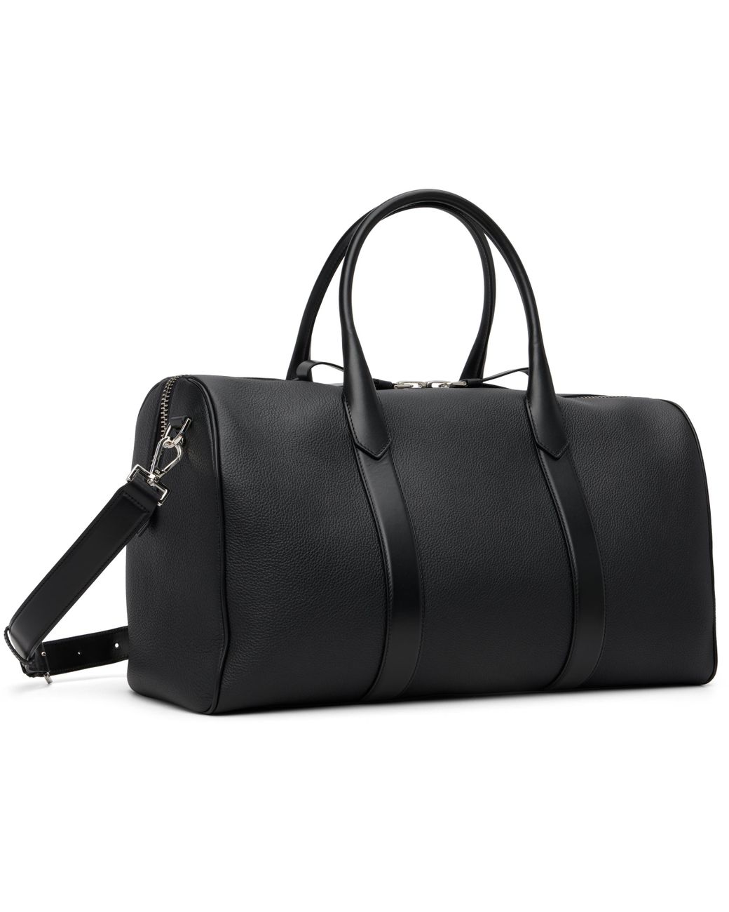 Moyen Sac De Sport Horizontal Souple Noir En Cuir Grainé Tom Ford pour homme en coloris Black