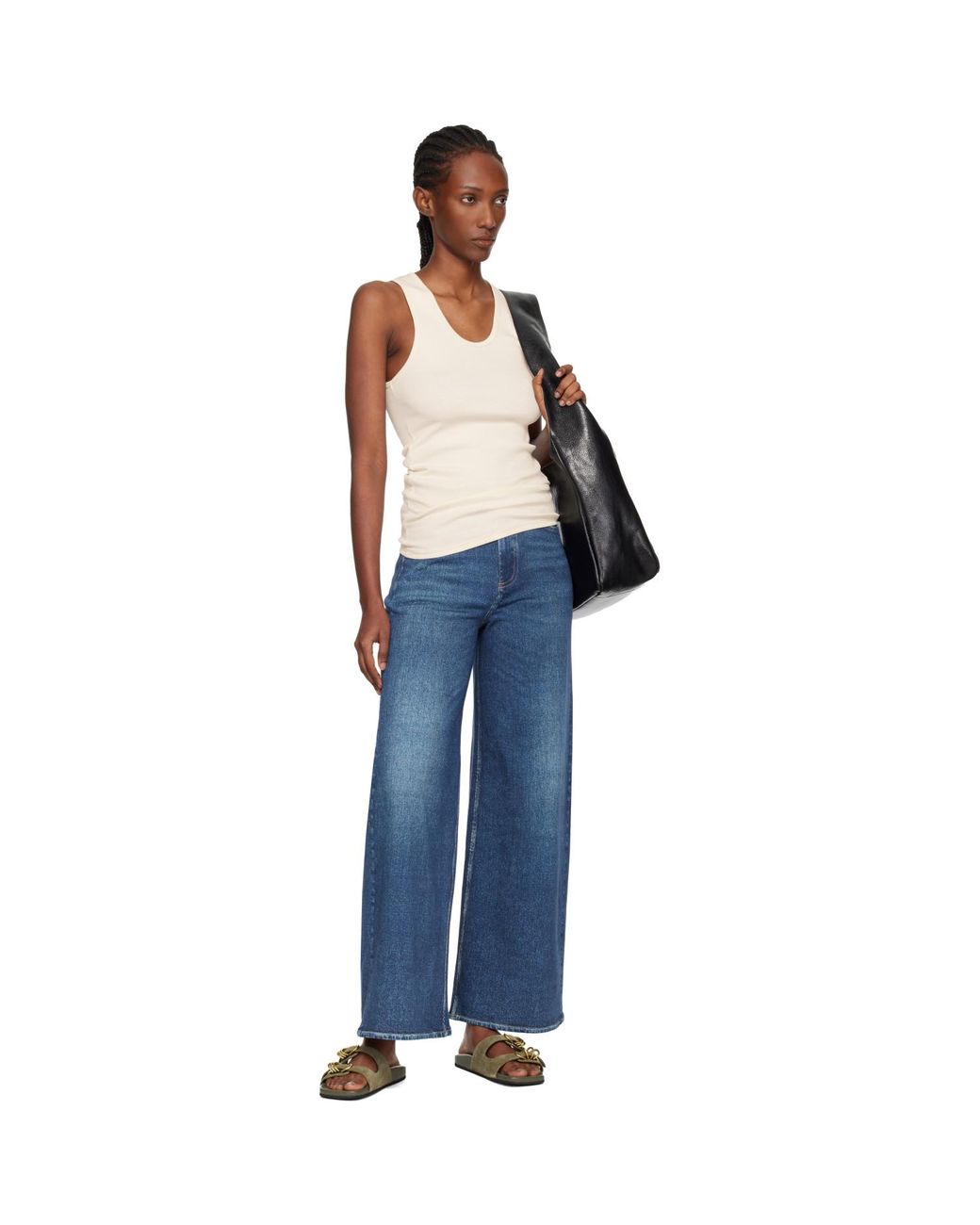 Rag & Bone Blue Rb Miramar Sofie Ankle-Length Jeans