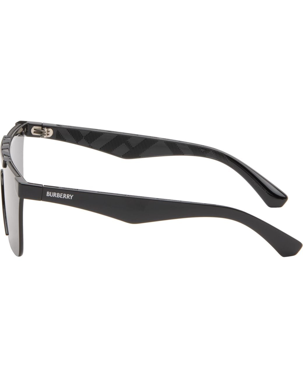 Burberry Black Shield Sunglasses for men