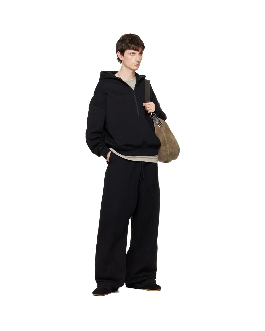 Fear Of God Black Signature Lounge Sweatpants for men
