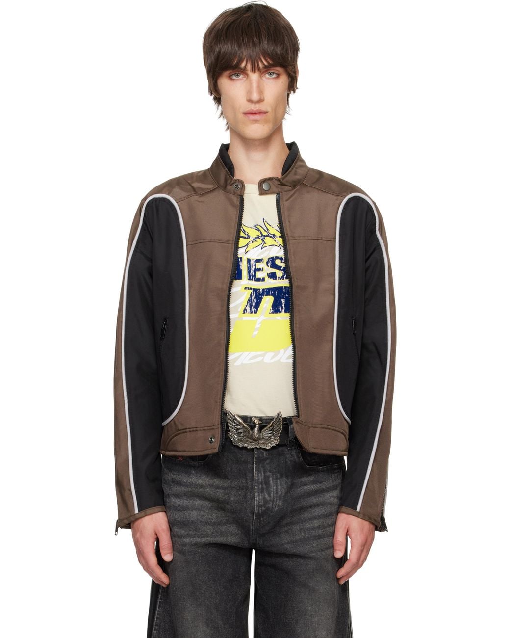DIESEL J-Blink Jacket in Black for Men | Lyst UK