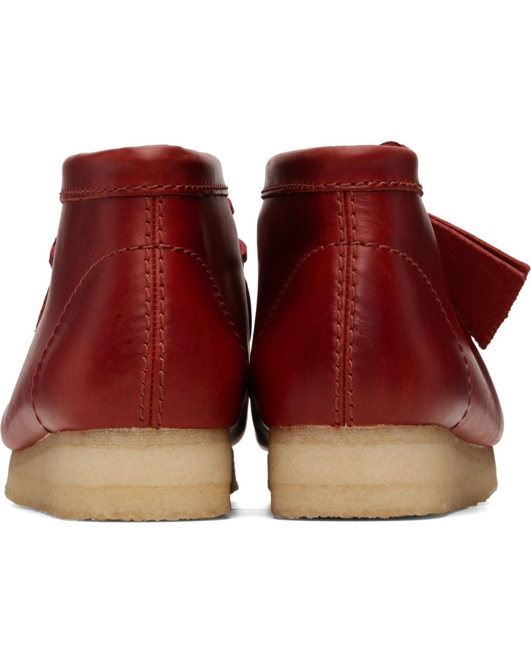 Clarks Red Wallabee Boots for men