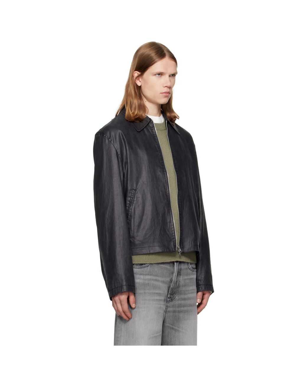 Our Legacy Black Mini Worker Jacket for men