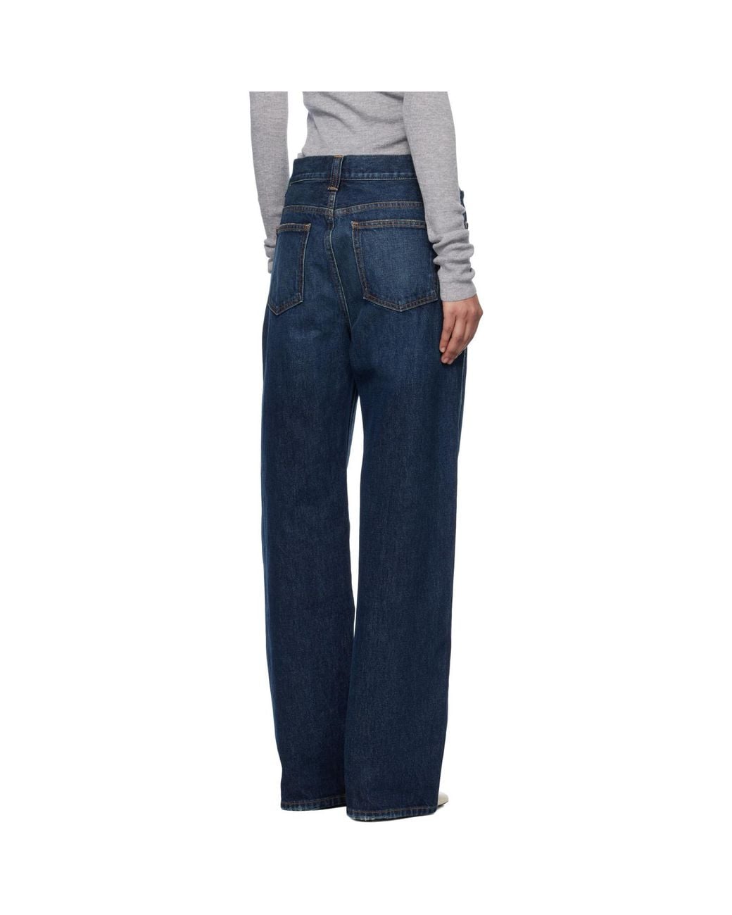 Khaite Blue Bonnie Jeans