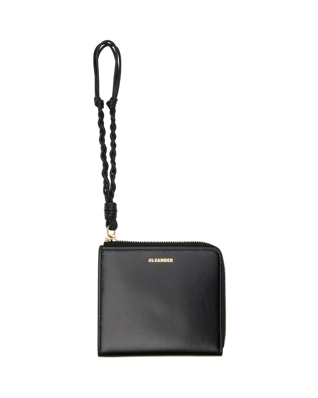 Jil Sander Black Tangle Card Holder