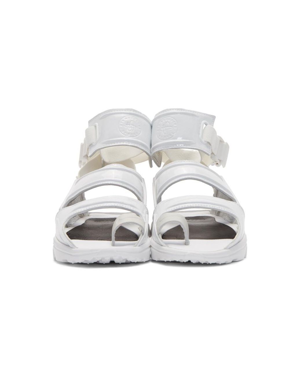 Nike Rubber White Air Huarache Gladiator Sandals | Lyst