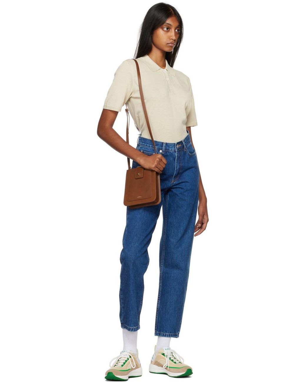 A.P.C. Albane Bag in Brown Lyst Canada
