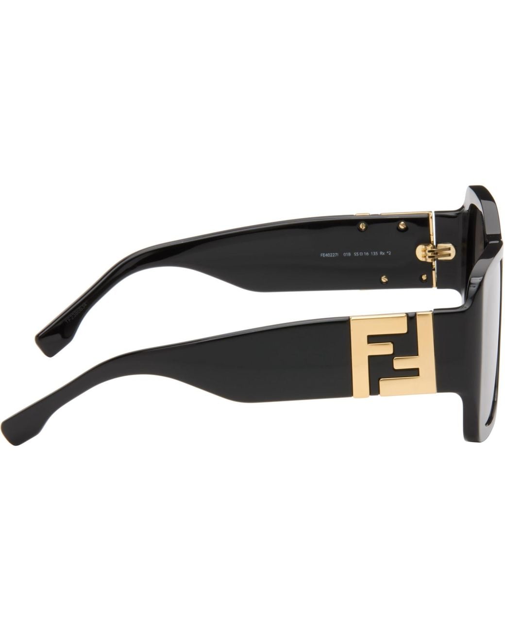 Fendi Gray 'Forever Square Sunglasses