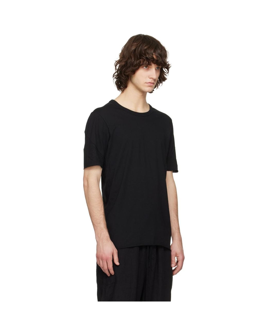 Thom Krom Black M Ts 926 T-Shirt for men