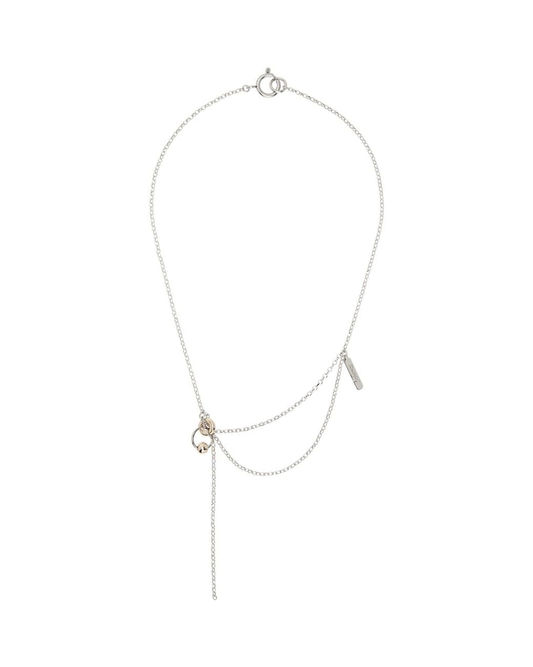 Justine Clenquet Metallic Kali Necklace for men