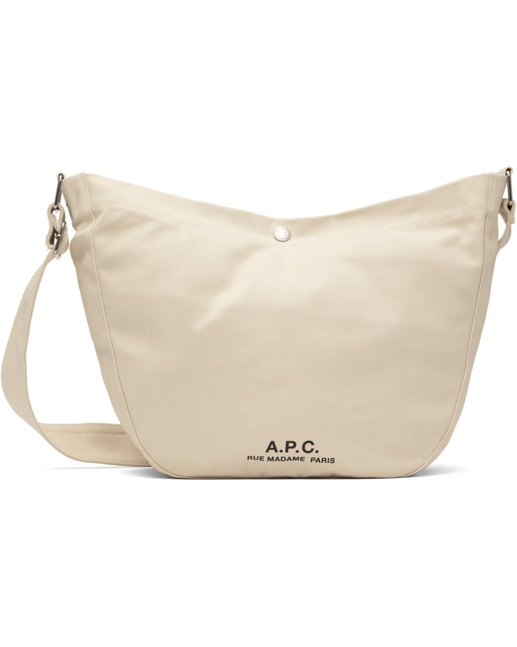 A.P.C. Black Off- Journal Satchel