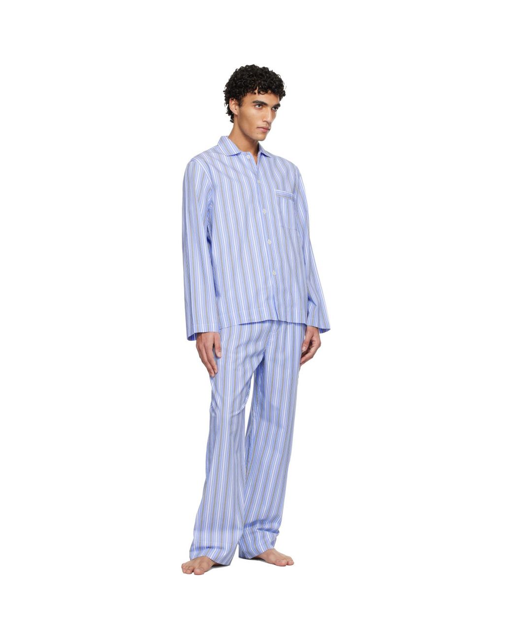 Tekla White Poplin Pyjama Pants for men