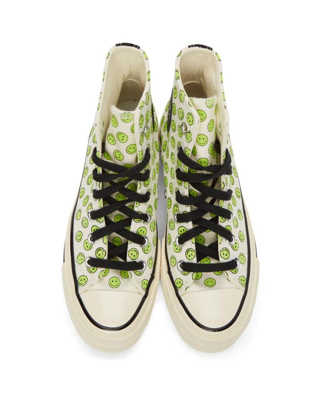 Converse Off-white And Green Happy Camper Chuck 70 High Sneakers | Lyst
