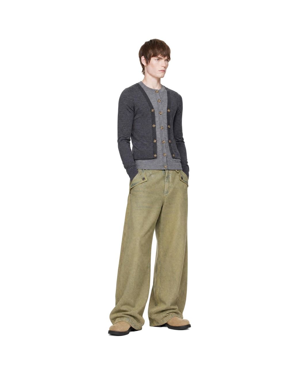 Jean Ample Vert Egonlab pour homme en coloris Green