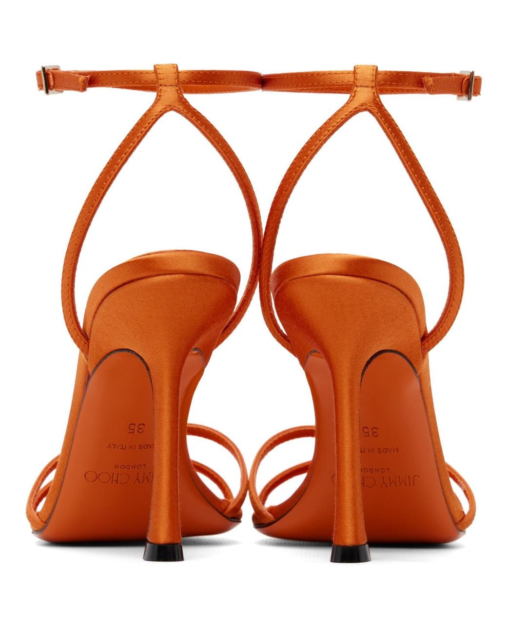 Jimmy Choo Brown Leo 100 Heeled Sandals