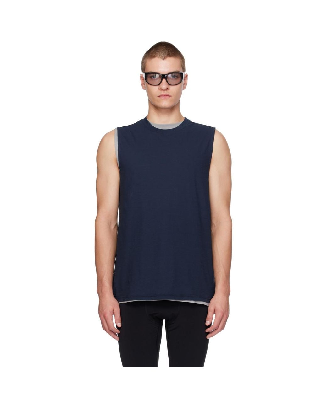 Literary Sport Blue Lorca Tank Top for men