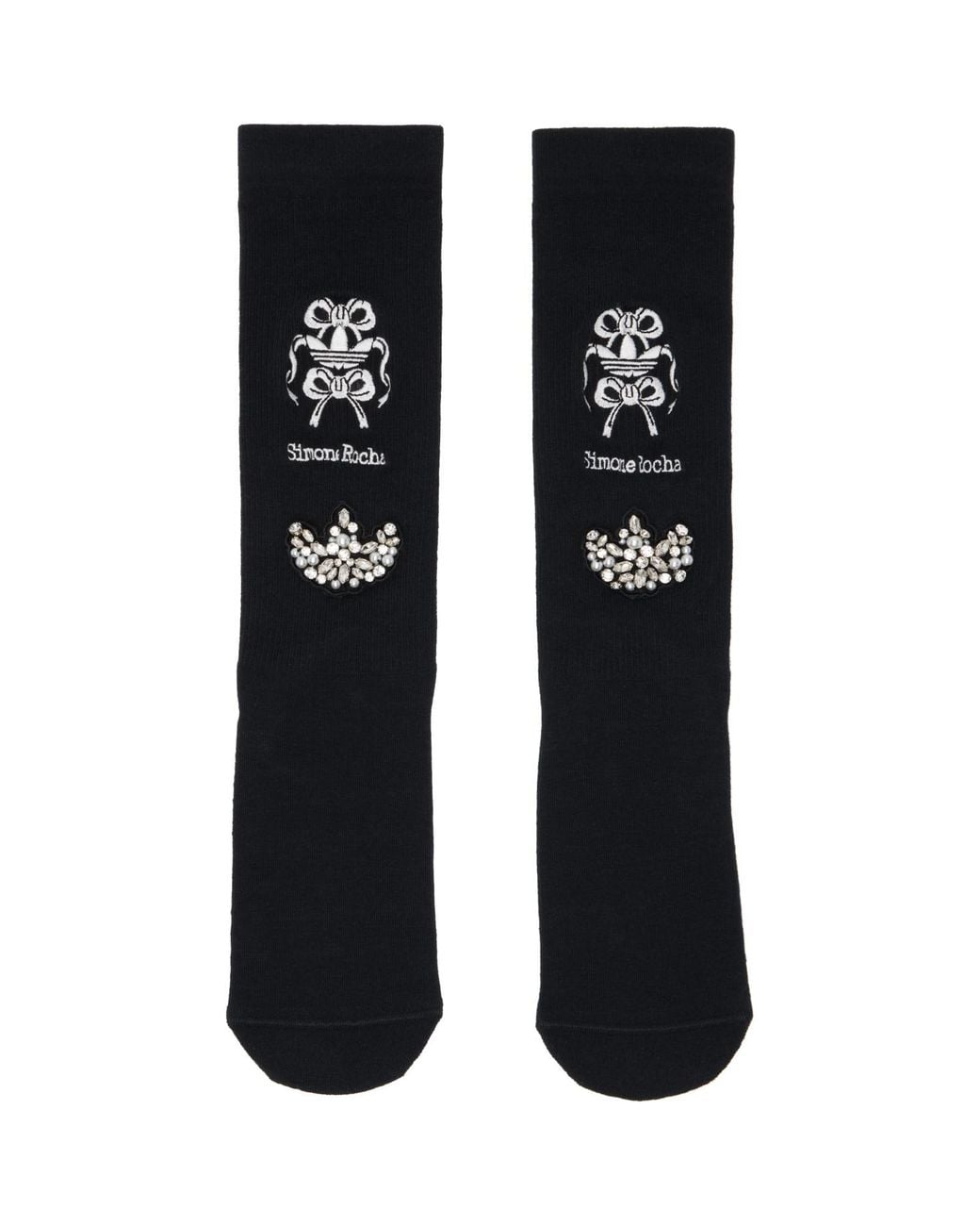 Simone Rocha Black Adidas Originals Edition Knee High Socks