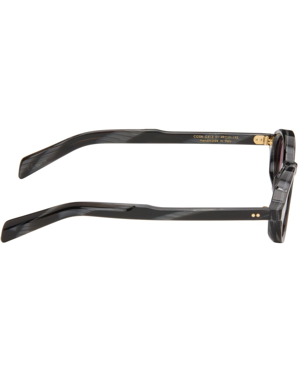 Cutler & Gross Brown Gr13 Oval Sunglasses for men